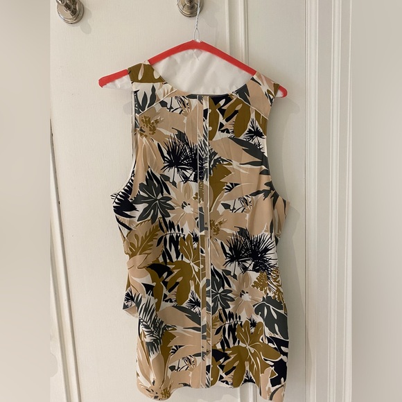 rag & bone silk printed sleeveless blouse - Picture 3 of 7